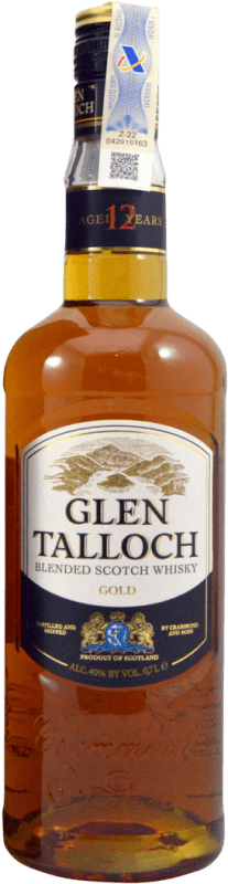39,95 € Free Shipping | Whisky Blended Grammond. Glen Talloch Gold 12 Years