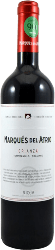 Бесплатная доставка | Красное вино Marqués del Atrio старения D.O.Ca. Rioja Ла-Риоха Испания Tempranillo, Graciano 75 cl