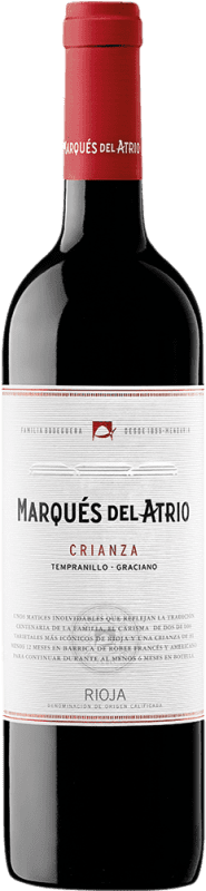 10,95 € Бесплатная доставка | Красное вино Marqués del Atrio старения D.O.Ca. Rioja