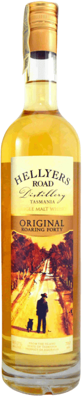 免费送货 | 威士忌单一麦芽威士忌 Hellyers Road. Original Roaring Forty 澳大利亚 70 cl