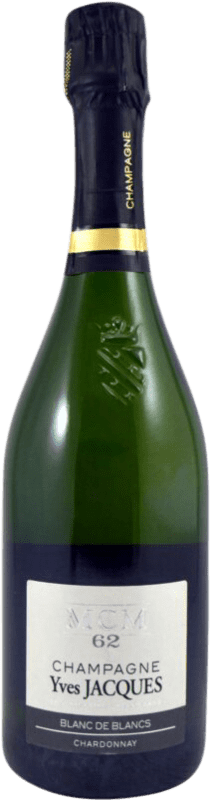 64,95 € Spedizione Gratuita | Spumante bianco Jacques Lassaigne Yves Jacques Blanc de Blancs MCM 62 A.O.C. Champagne