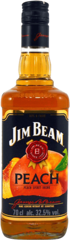 18,95 € | Whisky Bourbon Jim Beam États Unis 70 cl Peach — Pêche