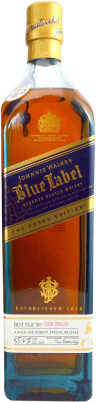 免费送货 | 威士忌混合 Johnnie Walker Blue Label The Cask Edition 英国 1 L