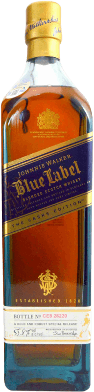 348,95 € | Whisky Blended Johnnie Walker Blue Label The Cask Edition United Kingdom 1 L