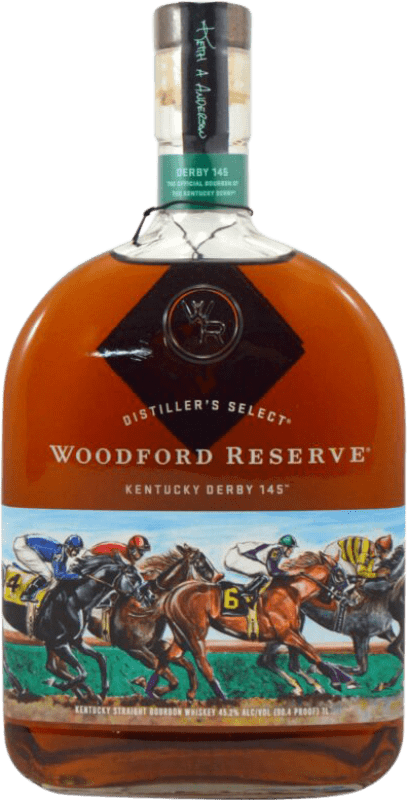 Envoi gratuit | Whisky Bourbon Woodford Derby Edition Réserve Kentucky États Unis 70 cl