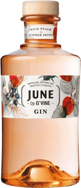 Envío gratis | Ginebra G'Vine June Wild Peach & Summer Fruits Gin Francia 70 cl