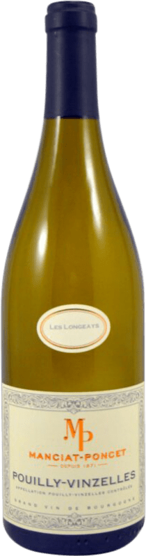 Бесплатная доставка | Белое вино Marie-Pierre Manciat-Poncet. Pouilly-Vinzelles A.O.C. Pouilly-Vinzelles Бургундия Франция Chardonnay Органический 75 cl