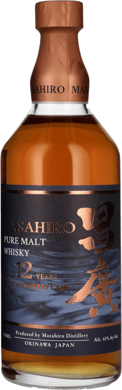 141,95 € Free Shipping | Whisky Single Malt Masahiro Oloroso Sherry Cask 12 Years