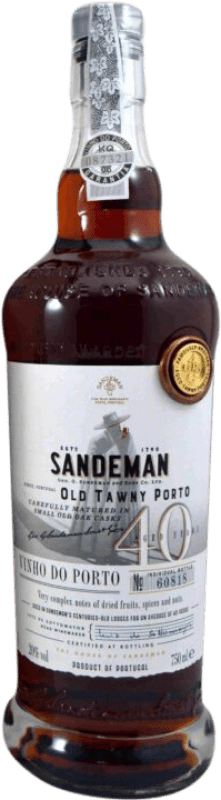 201,95 € | Fortified wine Sandeman Porto I.G. Porto Porto Portugal 40 Years 75 cl