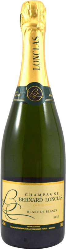 75,95 € Free Shipping | White sparkling Bernard Lonclas. Blanc de Blancs Brut A.O.C. Champagne