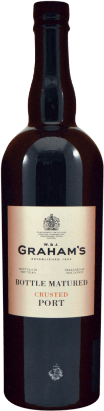 Kostenloser Versand | Verstärkter Wein Graham's Crusted I.G. Porto Porto Portugal 75 cl