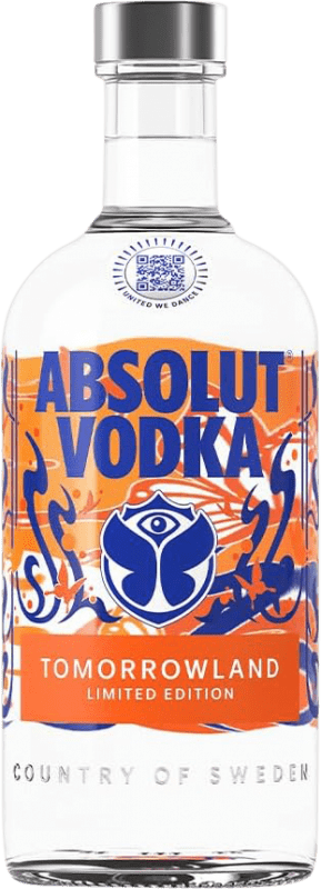 13,95 € | Водка Absolut Tomorrowland Ограниченный выпуск Швеция 70 cl