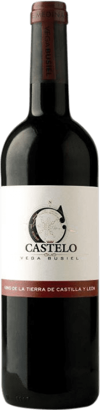 4,95 € Envío gratis | Vino Tinto Castelo de Medina Castelo Vega Busiel Crianza I.G.P. Vino de la Tierra de Castilla