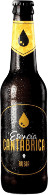 Beer Esencia Cantábrica Rubia — Blonde Third-Liter Bottle 33 cl
