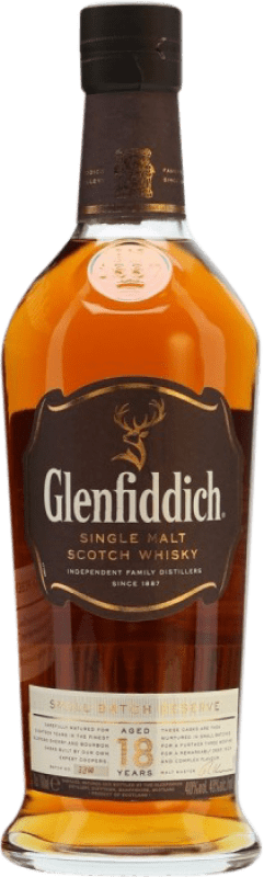 66,95 € | Виски из одного солода Glenfiddich Шотландия Объединенное Королевство 18 Лет 70 cl
