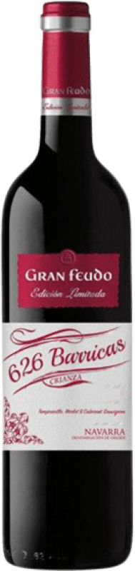 6,95 € Free Shipping | Red wine Chivite 626 Barricas Crianza D.O. Navarra Navarre Spain Tempranillo, Merlot, Cabernet Sauvignon Bottle 75 cl