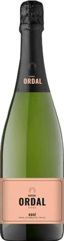 Free Shipping | Rosé sparkling UCSA Castell d'Ordal Rosado D.O. Cava Spain Tempranillo, Grenache, Bobal 75 cl