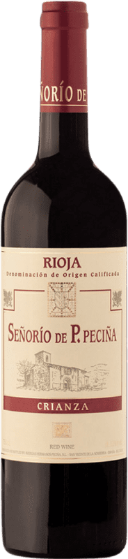 22,95 € Envío gratis | Vino Tinto Hermanos Peciña Señorío de P. Peciña Crianza D.O.Ca. Rioja
