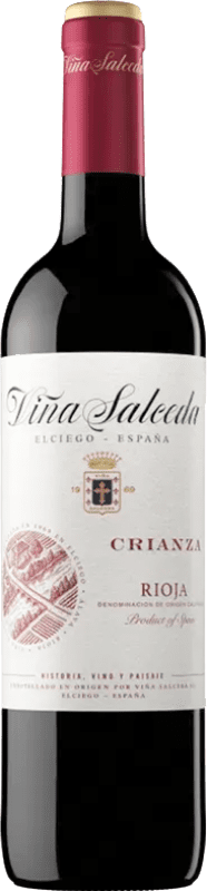 24,95 € Бесплатная доставка | Красное вино Viña Salceda Crianza — Крианса D.O.Ca. Rioja Бутылка Магнум 1,5 L