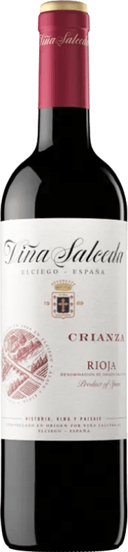 16,95 € | Red wine Viña Salceda Aged D.O.Ca. Rioja The Rioja Spain Tempranillo, Graciano, Mazuelo Magnum Bottle 1,5 L