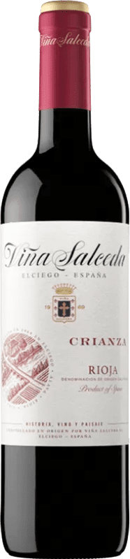 15,95 € Envoi gratuit | Vin rouge Viña Salceda Crianza D.O.Ca. Rioja Bouteille Magnum 1,5 L