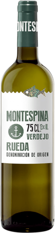 Envio grátis | Vinho Branco Avelino Vegas Montespina D.O. Rueda Castela e Leão Espanha Verdejo 75 cl