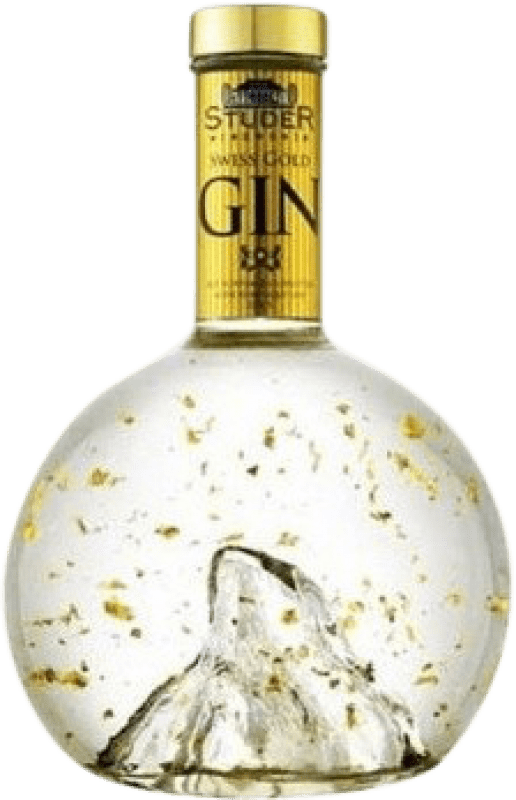 Envoi gratuit | Genièvre Gin Studer & Co Swiss Gold — Édition Or Suisse 70 cl