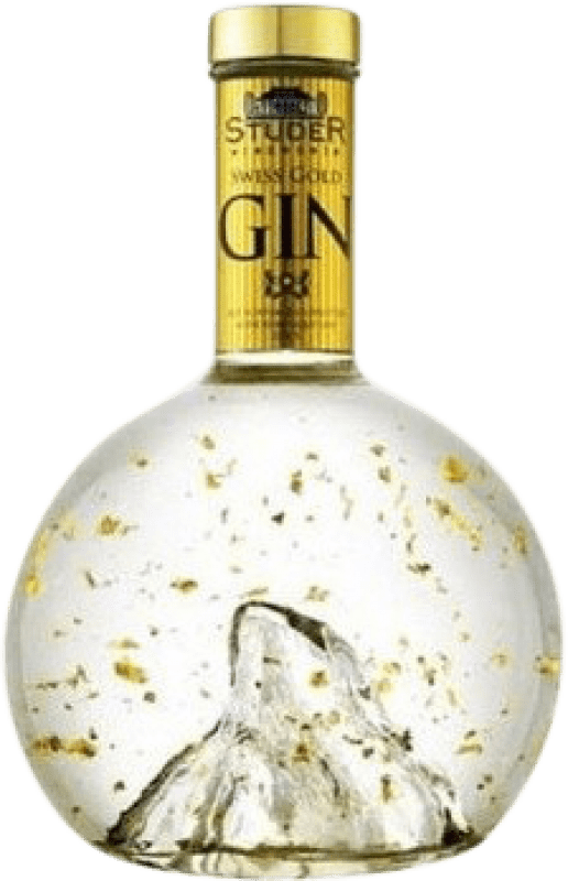 Spedizione Gratuita | Gin Studer & Co Swiss Gold Svizzera 70 cl