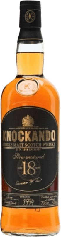 Free Shipping | Whisky Blended Knockando Slow Matured Scotland United Kingdom 18 Years 70 cl