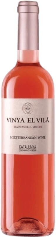 6,95 € Envio grátis | Vinho rosé Padró Vinya El Vilà Rosado D.O. Catalunya