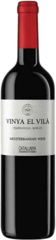 Бесплатная доставка | Красное вино Padró Vinya El Vila D.O. Catalunya Каталония Испания Tempranillo — Темпранильо, Merlot — Мерло 75 cl