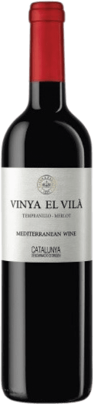 3,95 € Free Shipping | Red wine Padró Vinya El Vila D.O. Catalunya Catalonia Spain Tempranillo, Merlot Bottle 75 cl