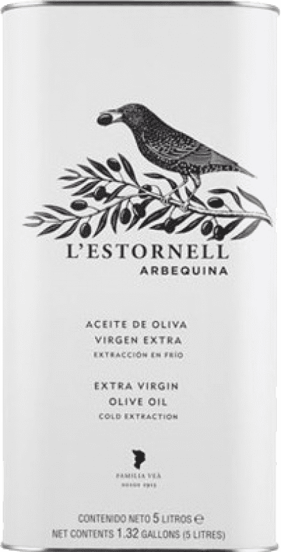 84,95 € | Olio d'Oliva L'Estornell Catalogna Spagna Arbequina Latta Speciale 5 L