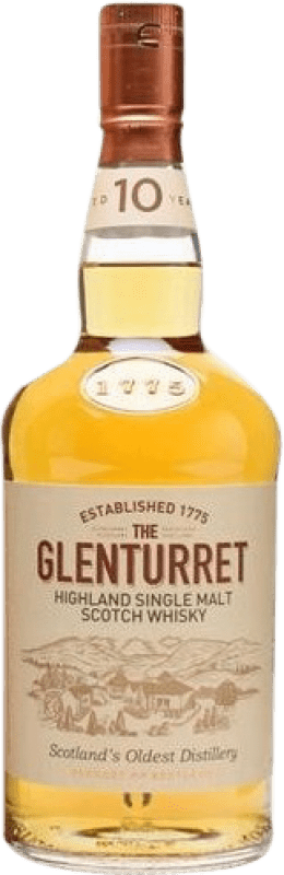 Kostenloser Versand | Single Malt Whisky Glenturret Schottland Großbritannien 10 Jahre 70 cl