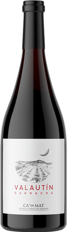 Free Shipping | Red wine Ca' Di Mat Valautín D.O. Vinos de Madrid Madrid's community Spain Grenache Tintorera 75 cl