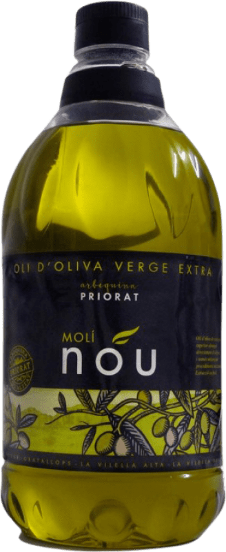 送料無料 | オリーブオイル Vinícola del Priorat Molí Nou EVOO エキストラバージン カタロニア スペイン Arbequina — アルベキーナ ポリタンク 2 L