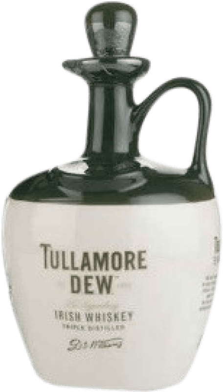 Free Shipping | Whisky Blended Tullamore Dew Crock Ireland 70 cl