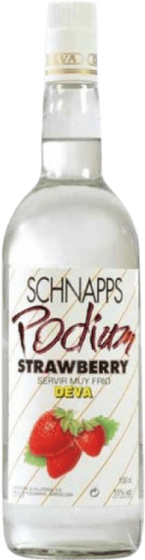 4,95 € Envío gratis | Schnapps DeVa Vallesana Podium Strawberry — Fresa