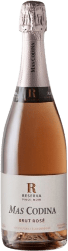 9,95 € | Rosé Sekt Mas Codina Rosé Brut Reserve D.O. Cava Spanien Spätburgunder 75 cl