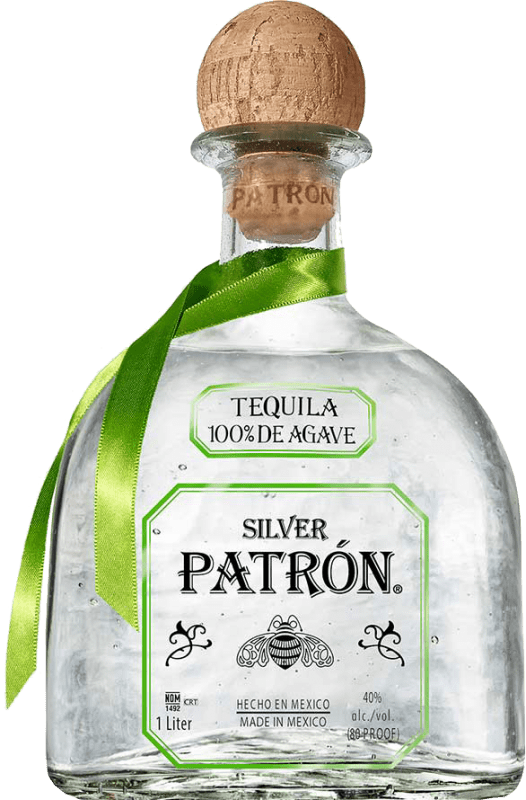 51,95 € | Tequila Patrón Silver — Edition Silber Mexiko 1 L