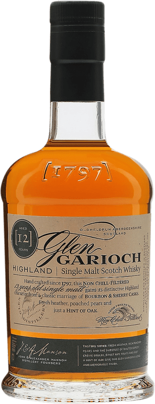 Kostenloser Versand | Single Malt Whisky Glen Garioch Schottland Großbritannien 12 Jahre 1 L
