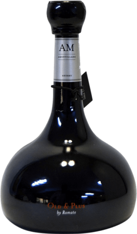 Free Shipping | Fortified wine Sánchez Romate Old & Plus AM Amontillado D.O. Jerez-Xérès-Sherry Andalusia Spain Palomino Fino Medium Bottle 50 cl