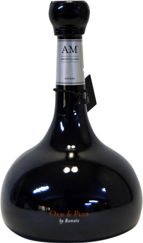 Envío gratis | Vino Generoso Fortificado Sánchez Romate Old & Plus AM Amontillado D.O. Jerez-Xérès-Sherry Andalucía España Palomino Fino Botella Medium 50 cl