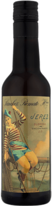 56,95 € Free Shipping | Fortified wine Sánchez Romate Encontrado Oloroso D.O. Jerez-Xérès-Sherry Half Bottle 37 cl