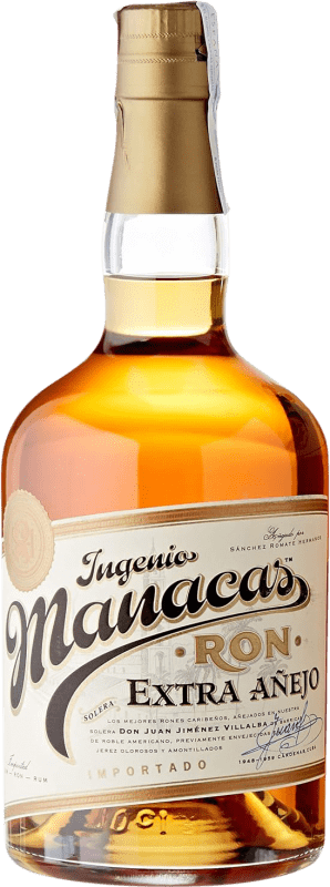 24,95 € | Rum Sánchez Romate Ingenio Manacas Extra Añejo Spain Bottle 70 cl