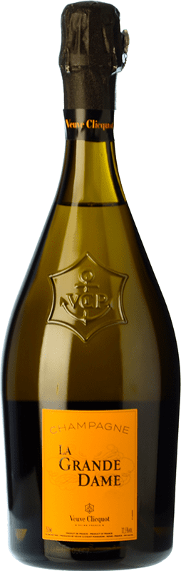 221,95 € | Белое игристое вино Veuve Clicquot La Grande Dame A.O.C. Champagne шампанское Франция Pinot Noir — Пино Нуар, Chardonnay — Шардоне 75 cl