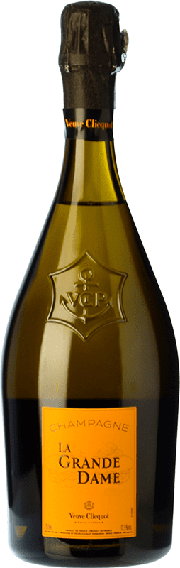 221,95 € | Weißer Sekt Veuve Clicquot La Grande Dame A.O.C. Champagne Champagner Frankreich Pinot Schwarz, Chardonnay 75 cl