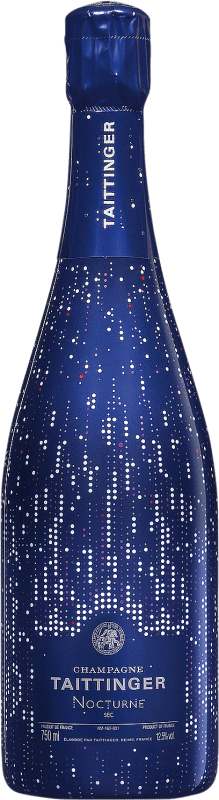 Free Shipping | White sparkling Taittinger Réserve Nocturne Brut Reserve A.O.C. Champagne Champagne France Pinot Black, Chardonnay, Pinot Meunier 75 cl