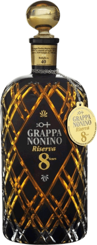 175,95 € | Grappa Nonino Riserva Reserve Italy 8 Years Bottle 70 cl