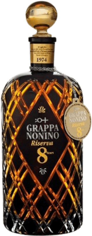 165,95 € Free Shipping | Grappa Nonino Riserva 8 Años Reserva Italy Bottle 70 cl